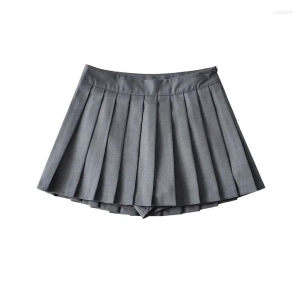 Röcke 15 Farbe Sommer Hohe Taille Frauen Sexy Mini Vintage Faltenrock Koreanische Tennis Kurz Weiß Schwarz 2023