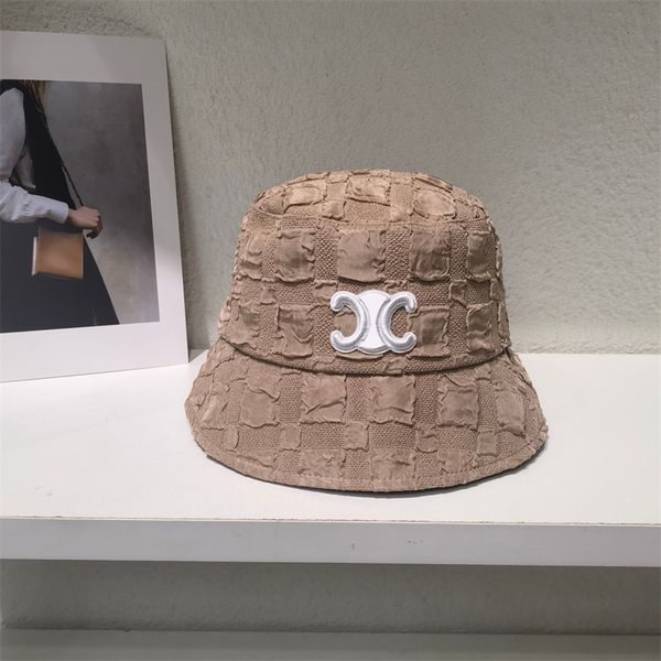 Frauen Designer Eimer Hüte Luxurys Solide Plaid Buchstaben Fischer Hüte Sommer Outdoor Reisen Sport Sonnenhüte Lässige Mode Baseball Caps