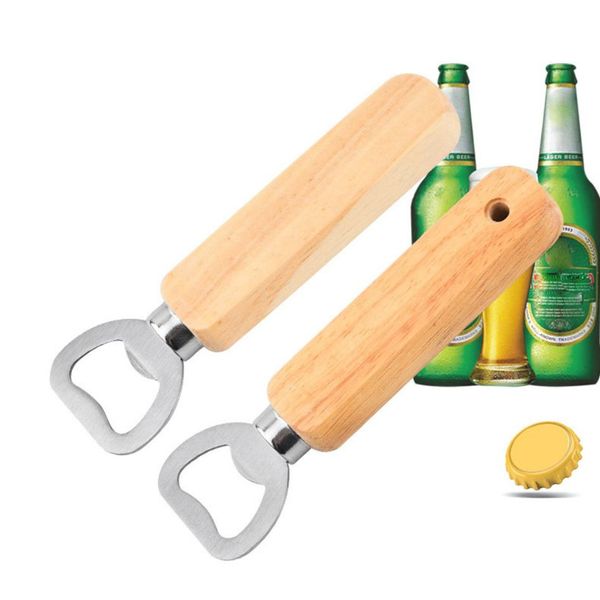 Пользовательский логотип из нержавеющей стали деревянные пиво открывает дерево