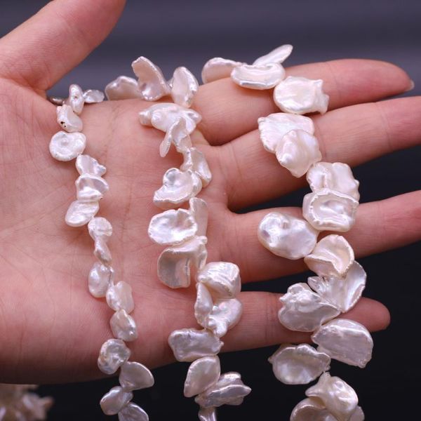 Perlen Andere Natürliche Süßwasserperle Blütenblattförmig Lose Für Schmuckherstellung 10-12 MM DIY Halskette Armband Ohrringe Handwerk ZubehörAndere