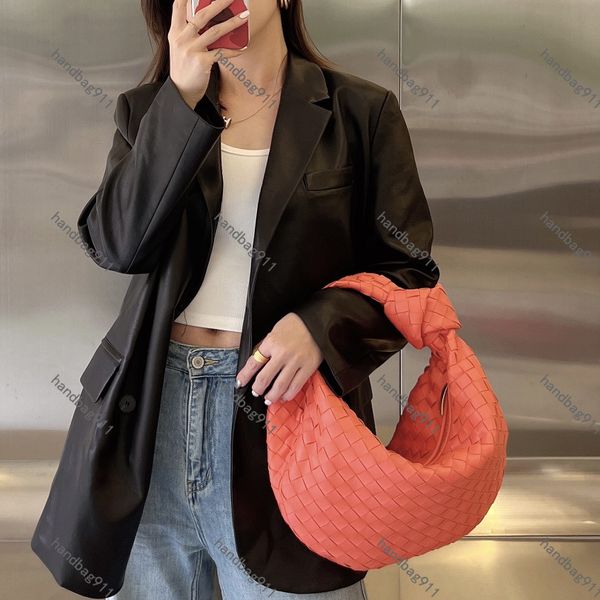 36x21x13cm Yeni Hobe Çanta Tasarımcı Cüzdanları Yumuşak Deri Dokuma Çanta Düğümlü 2023 Tote Çanta Moda Çantası Kadınlar için Büyük Cüzdan Freeshipping