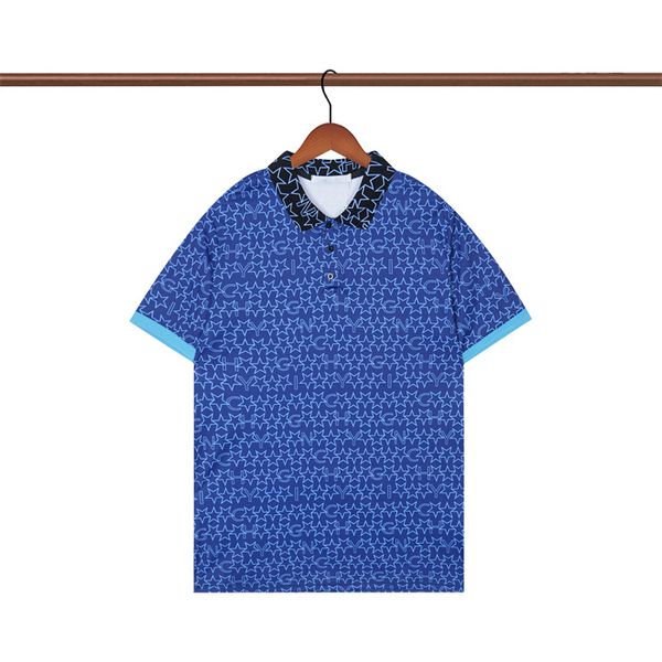 Новая мода Лондон Англия Полос Рубашки Мужские Дизайнеры Поло Рубашки Хай-стрит в вышиваемая футболка Мужчина Летняя хлопок повседневная футболка11