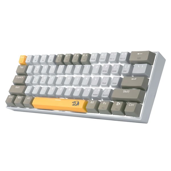 n K606 USB Mini Mechanic Mechanical Gaming Keyboard Brown Switch 61 клавиши проводные съемки Cabloardable для путешествий