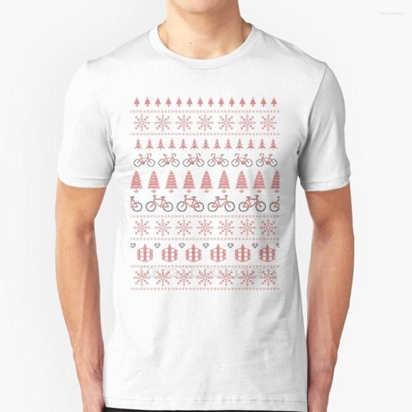 Camisetas de camisetas masculinas Ilha de jumper de Natal para motociclistas camisetas de algodão puro camisa de pescoço de bicicleta de bicicleta de bicicleta de bicicleta bicicleta de bicicleta de bicicleta de bicicleta de bicicleta