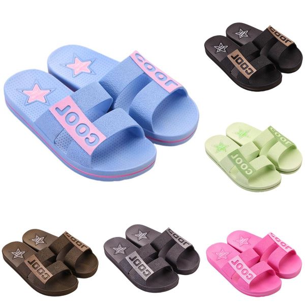 Slippers Indoor Outdoor Purple Soft Self Blue Red Mulheres Menino Praia Costa Banheiro Sandália Antislid Tamanho 36-45