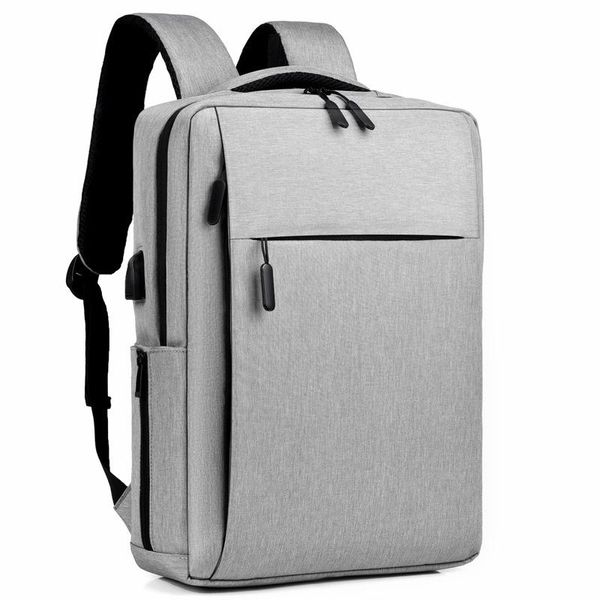 Backpack Fashion Business Men's Laptop de 16 polegadas de grande capacidade Lazer para viagens de estudantes bolsa de estudantes USB Charging