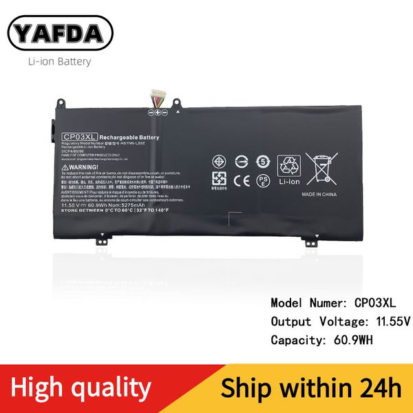 Батарея таблеточного ПК yadfa CP03XL Батарея для HP Spectre x360 13-EA000 13-EA0XX 13-EA006NO 13-EA001NG 13-EA049NG HSTNN-LB8E 11,55