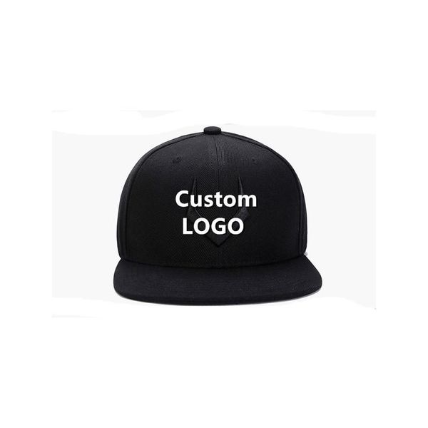 Caps de bola Caps personalizados de beisebol personalizado Cap OEM Texto para adultos Homens adultos Mulheres Ajustar o Snap Back Hatsball