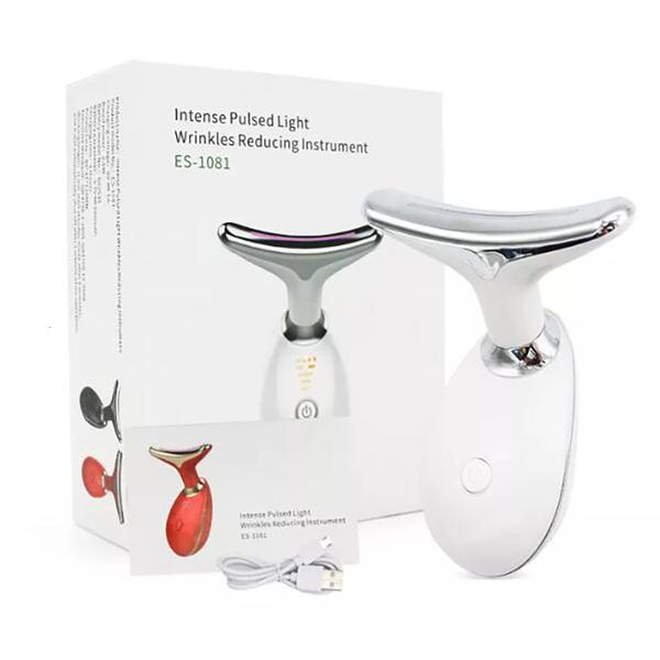 Massager facciale per massaggiatore al collo LED LED Pon Terapia Stringe Massage Riduci il doppio mento anti -ruga Rimuovi il dispositivo di bellezza