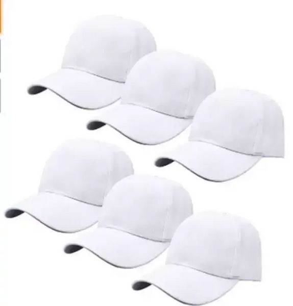 Plain Blank Sublimation Cap Polyester Wärmeübertragung Baseball Caps Hut mit verstellbarer Hysterese Großhandel bb0311