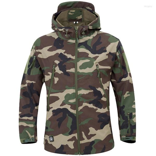 Jackets masculinos Casacos Spring Autumn Moda Male 2023 sobrecarregando o casual clássico de estilo militar de estilo militar Camouflagem