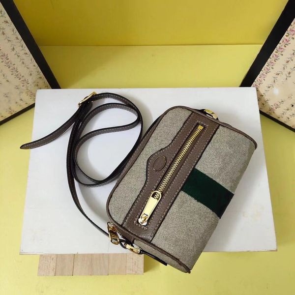 Luxuriöse Designer-Tasche Ophidia, Doppelbuchstabe G, Mini-Vintage-Geldbörsen mit Riemen-Schlüsselanhänger im Inneren, anbringbar an Big Bag Damen-Umhängetaschen