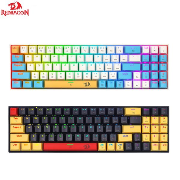 N K688 Teclado mecânico de jogos RGB Backlit 78 Keys Swith Anti-Dust Switches Hot Swappable Ergonomic for PC Gamer