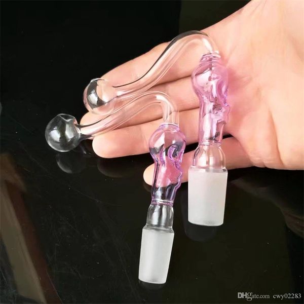 Wasserpfeifen New S Bone Pork Pot Großhandel Glasbongs Zubehör, Glas Wasserpfeife Rauchen