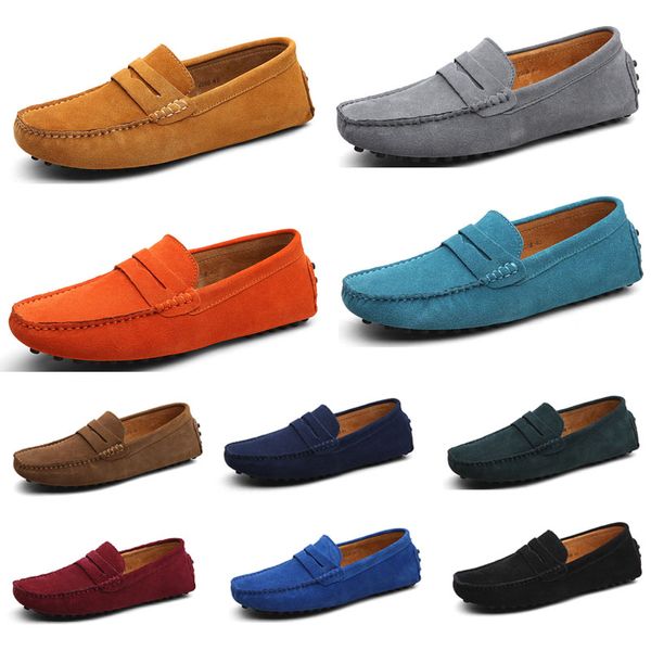 Männer lässige Schuhe Espadrilles Triple Black Navy Braun Wein Rot Taupe Grüne Himmelblau Burgund Herren Sneakers Outdoor Jogging Gehensgröße 40-45 fünfundzwanzig