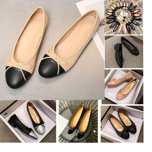 Luxus Design Mode Ballerinas Runde Kappe Schmetterling-knoten frauen Schuhe Nähen Linie Dekor Casual Weiche Schuhe Leder Flache