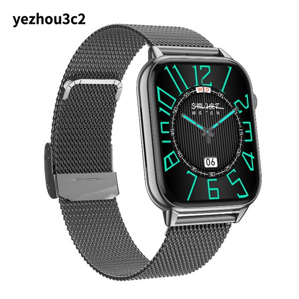 YEZHOU2 2022 miglior orologio ultra intelligente con ricarica wireless con schermo HD pagamento NFC risposta telefonica lavoro salute braccialetto multifunzionale
