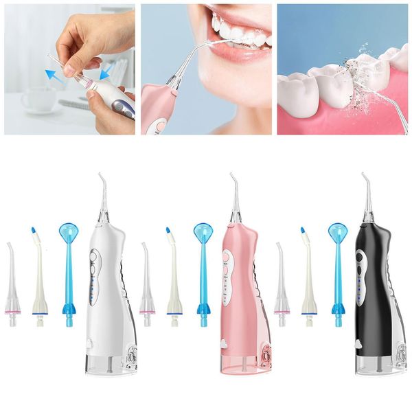 Diğer Oral Hijyen Taşınabilir Kemer Elektrikli Su Oral Flosser Irrigator Şarj Edilebilir Su Geçirmez Dişler Temiz Diş Lekeleri Dişleri Temizleyici Hom 230311