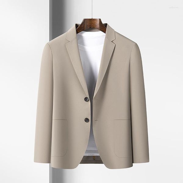 Ternos masculinos clássicos masculinos Smart Casual Blazers 2023 Chegadas de primavera e outono Men Slim Fit Silgle Basted Designer Fashion Suit Coat