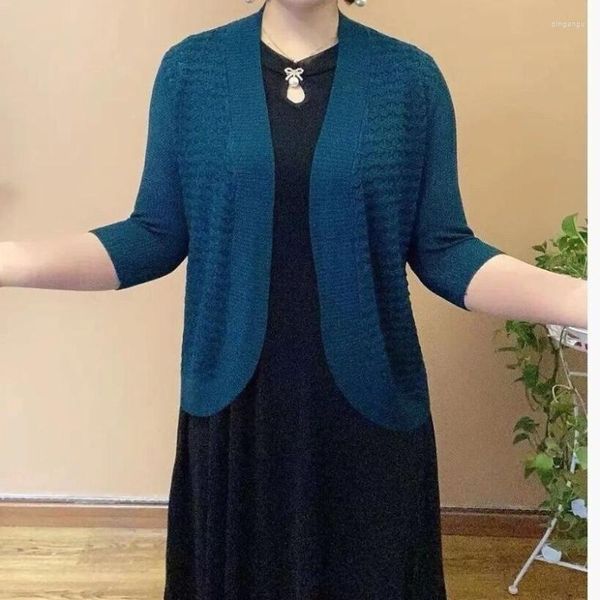Kadın Örgü Kadın Ceket Hırka Kadın Erken Bahar Kazak Kadınlar Büyük Boyu Bayanlar All-Match Twist Klimalı Gömlek G10