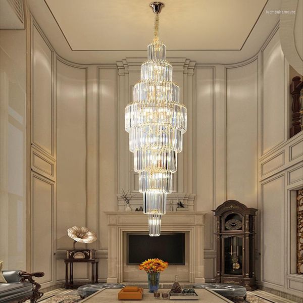 Люстры золото круглую люстр блеск светильника классическая подвеска для зала и светодиодные светодиодные светильники роскошные домашние декор
