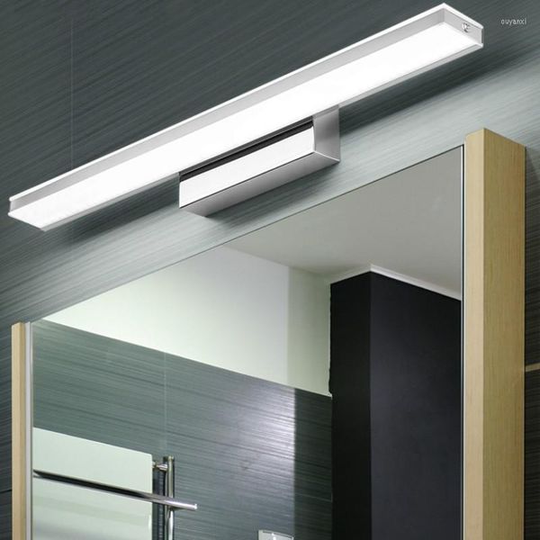 Lâmpadas de parede Luz de espelho LED 42-52cm farol à prova d'água Lâmpada de banheiro anti-Fog CL51810 K9