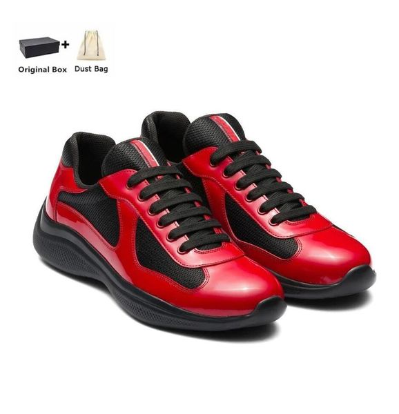 Casual B22 Runner Sportschuhe Designer America Cup Low Sneakers Schuh Herren Out Of Office Patent Leder Herren B30 Sneaker Trainer Großhandel Sneakers 41