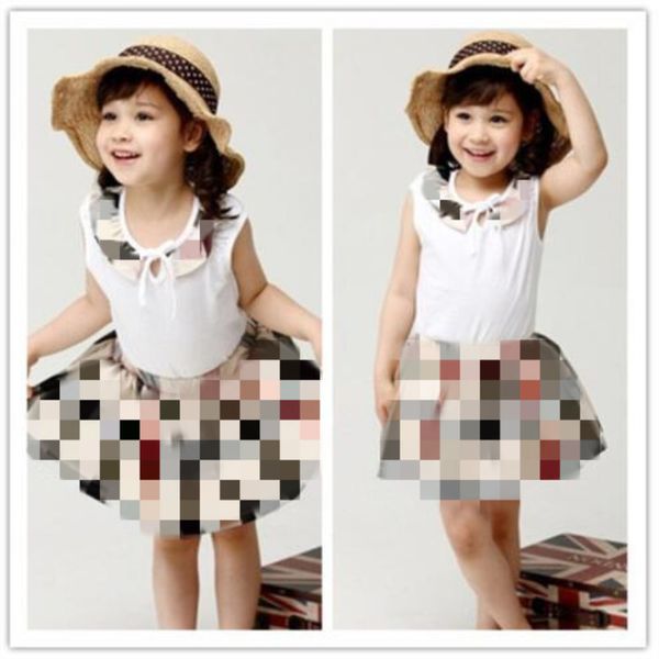 Einzelhandel 2023 Mädchen Kleid Sommer Valentinstag Liebe Herz Gedruckt A-linie Prinzessin Kleid Baby Mädchen Kleider Kinder Designer Kleidung