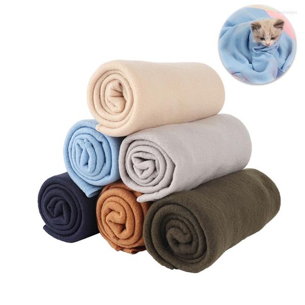 Camas de gato cobertor de estimação macia para pequenos suprimentos de gatinho de lã de gatinho de qualidade de cachorro de qualidade grande média