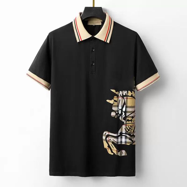 2023 neue Sommer-Designer-Herren-T-Shirts Polo-T-Shirt Buchstaben drucken BUR kurze Ärmel Original-Luxus-Mann-Hip-Hop-T-Stück plus über Größe XL 2XL 3xl