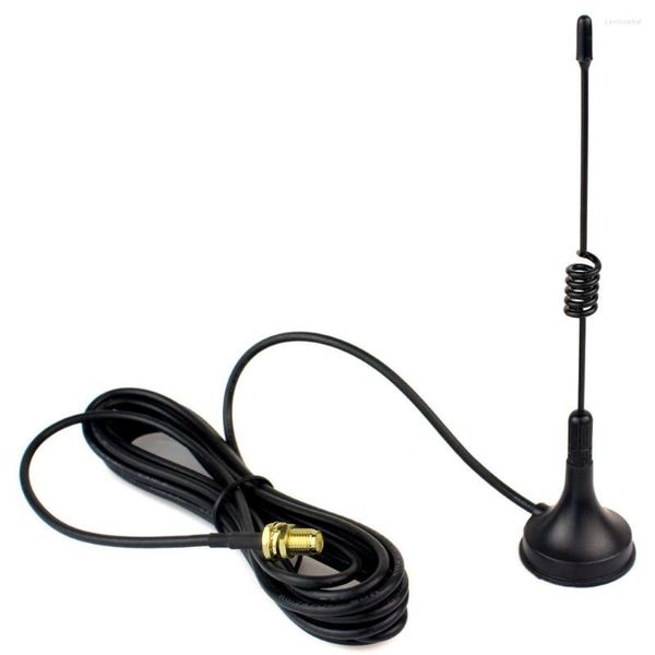 Walkie Talkie SMA-F Antena montada de veículo magnética 5W UHF para Baofeng Wouxun Radio