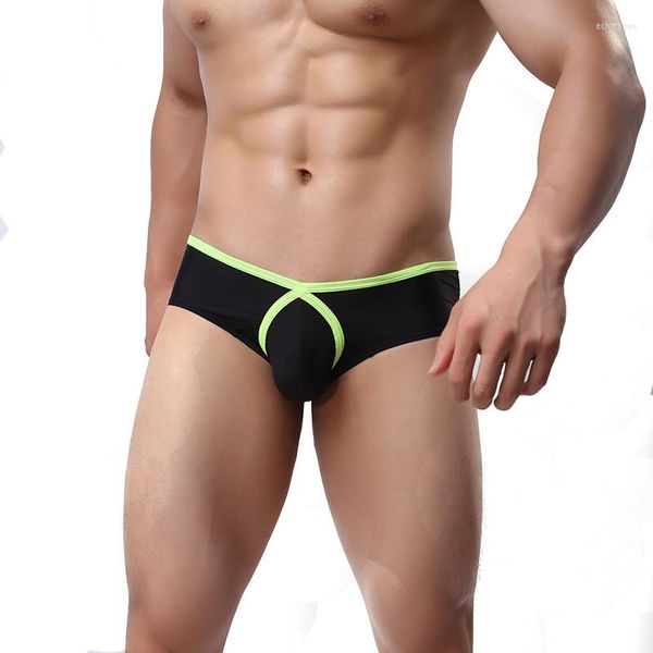 Mutande Mutandine sexy da uomo Boxer da uomo in nylon di grandi dimensioni Slip da uomo morbidi e comodi da uomo senza cuciture di alta qualità Slip a 4 stili