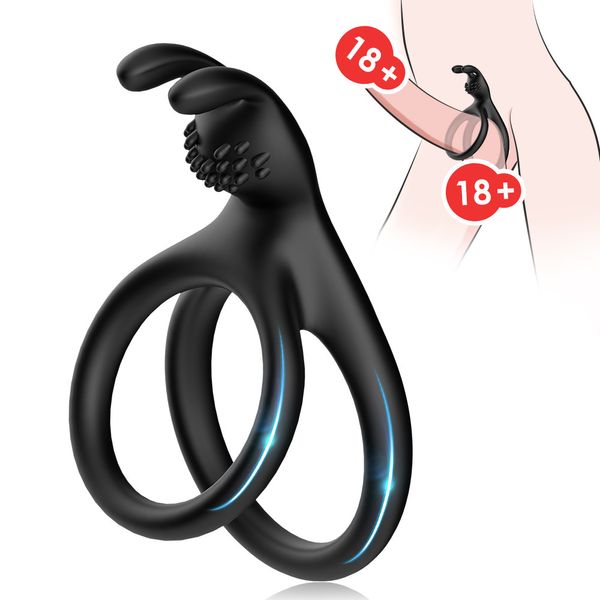 Novo produto Rabbit Head Lock Ring puro gel de sílica atrasado