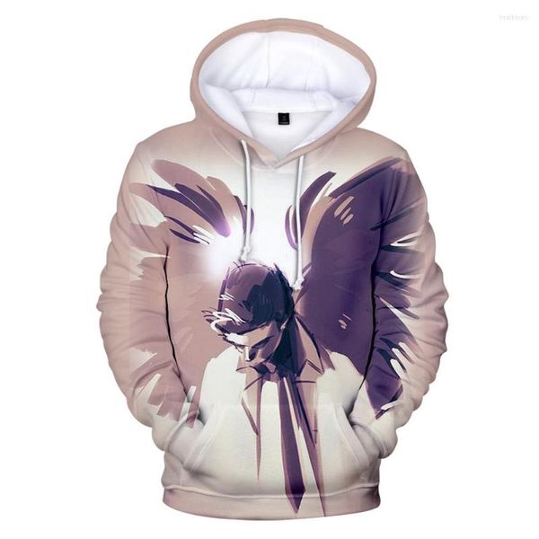 Capuzes masculinos Personalidade Supernatural 3D Men/Women Sweothirts Fashion Fashion Casual Hip Hop Capuz do moletom de moletom