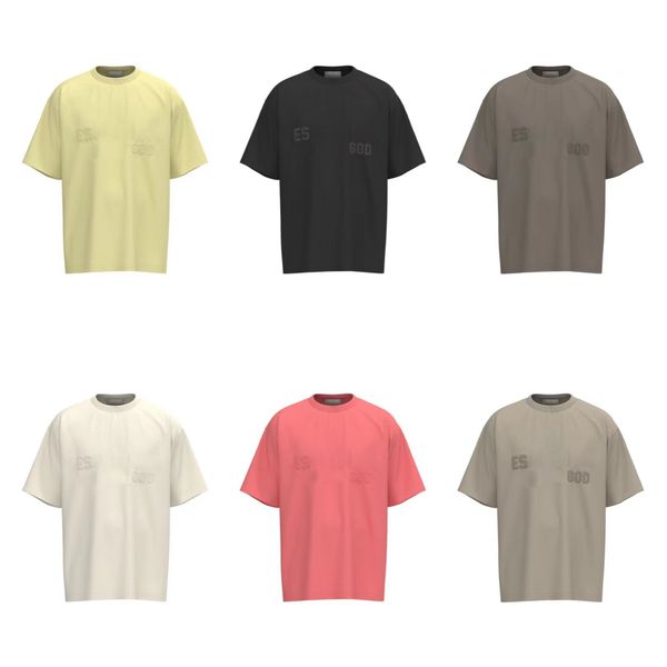 Mulheres camisetas roupas americanas marca de moda designer t camisa para homens clássico letras deus básico dos homens t 593