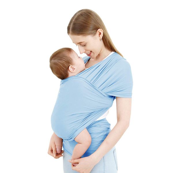 Wrap Babytrage – Original dehnbare Babytrage, perfekt für Neugeborene und Kinder bis zu 35 Pfund