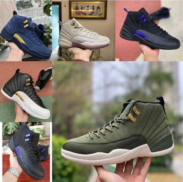 Jumpman 12 Royalty 12s OVO Weiß Schwarz Dark Concord Low Easter Indigo Utility Cny International Flight Sneakers Herren Damen Schuhe Größe 5 5,5 6,5 7,5 8,5 9,5 10,5 11,5 12,5