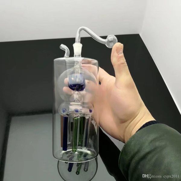 Fiori sotto la bottiglia d'acqua in vetro di vetro di vetro all'ingrosso bong di vetro tubo di acqua tubo di vetro.