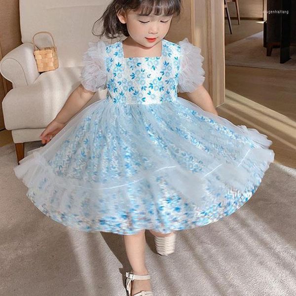 Vestidos de menina verão à noite princesa bebê para meninas fantasias de roupas roupas roupas de renda de festa vestido de noiva flor crianças vestidos