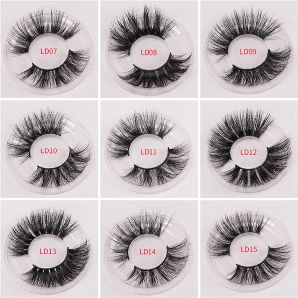 3D Nerz Wimpern Großhandel Natürliche Falsche Wimpern Wimpern Soft-Make-Up Verlängerung Make-Up Fa322ke Eye Lashes Serie