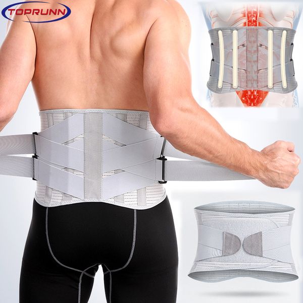 Schlankheitsgürtel TopRunn Rückenstütze für den unteren Rücken lindert Rückenschmerzen – atmungsaktiver Lendenwirbelstützgürtel hält Ihre Wirbelsäule gerade und sicher 230313
