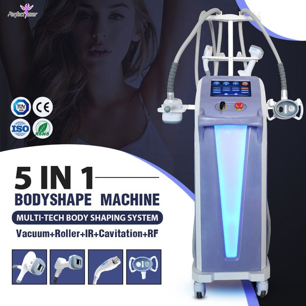 Vacuum roller machine rf ringiovanimento della pelle ultra cavitazione corpo dimagrante perdita di peso approvato CE FDA ROSH