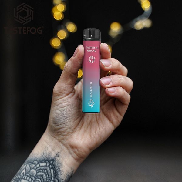 Оригинальные одноразовые Vape E Cigarettes Tastefog Grand 4000 Puff Ordestables Vapes Pen 12ml Port