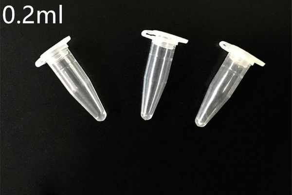 Micro fiale di prova per attrezzature da laboratorio trasparenti per provette da centrifuga in plastica con pacchetto da 10 ml con tappo a scatto