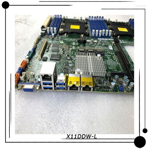 Placas-mãe para supermicro x11ddw-l estação de trabalho placa-mãe Intel c621 lga-3647 ddr4 pci-e 3.0 alta qualidade totalmente testada navio rápido