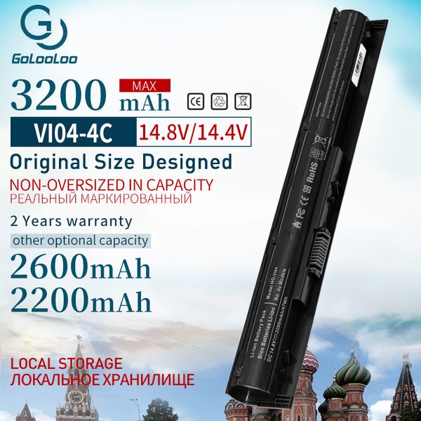 14.8V VI04 VI04XL Батарея ноутбука для HP Envy 14 15 17 Павильон 15 17 HSTNN-DB6I HSTNN-DB6K HSTNN-LB6K 756743-001