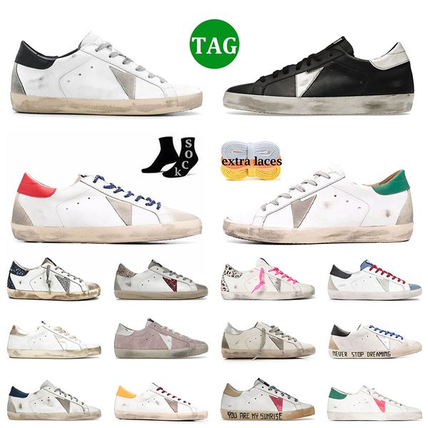 Luxury designer casual shoes Golden Goose doold dirty white Superstar italy brand Low Top platform sneakers women men flat loafers shoe Ball Star dhgate trainers