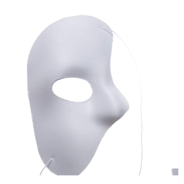 Maschera da festa Fantasma dell'opera Faccia Halloween Natale Anno Costume Abbigliamento Make Up Fancy Dress La maggior parte degli annunci White Drop Delivery Wed Dhzxg