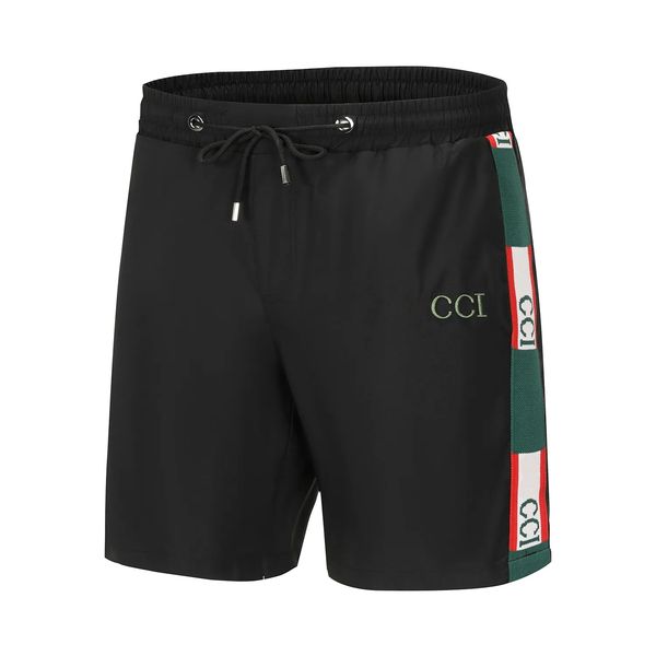 2023 Strandshorts Herren Bademode Sporthosen Damen Badeaffe Jogginghose Sommer Tarnung Kurze Hose Mode Briefdruck Leuchtender Haikopf Männer Straße M-3XL