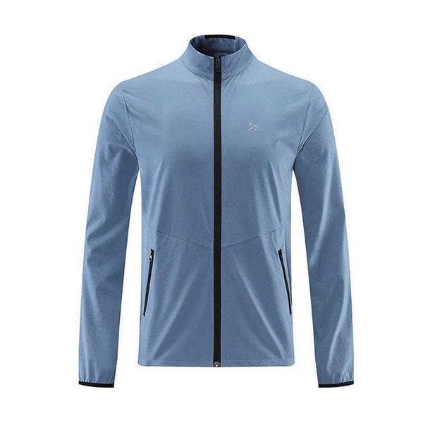 Yumuşak kabuk ark ceket erkek rahat sweatshirt tasarımcı ceketler rüzgar geçirmez su geçirmez hırka ceket Gama Serisi yaka spor standı